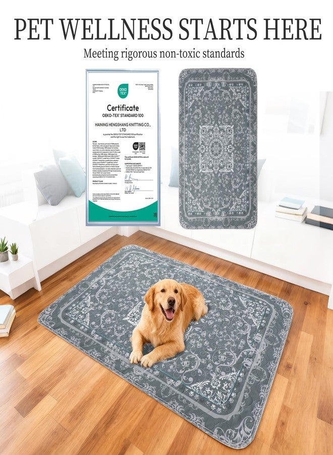 Homimp Washable Pee Pads for Dogs, 2 Pack Reusable Puppy Pads Waterproof, Absorbent and Leakproof Dog Pee Pads, Non Slip Puppy Training Pads, Pet Mat for Floor, Crate, Couch, Whelping,Grey, 18"x24" - Image 4